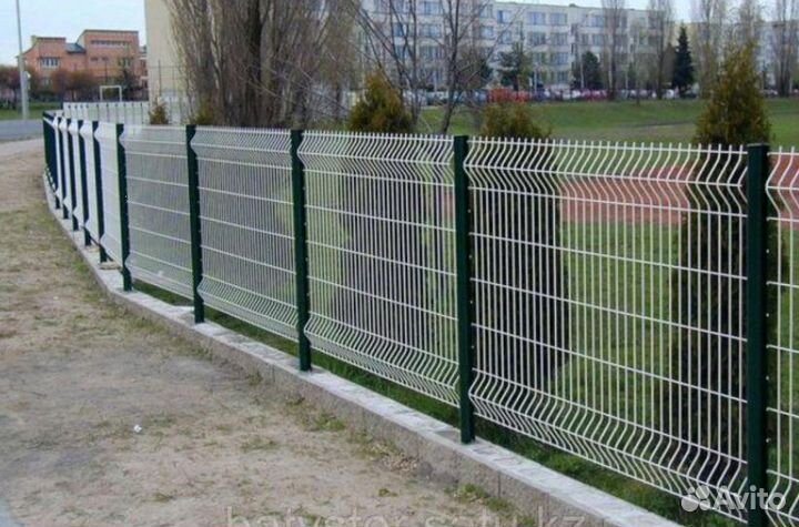 Забор металлический за 1 день быстро