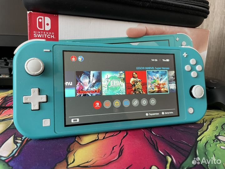 Nintendo switch lite чип+128gb