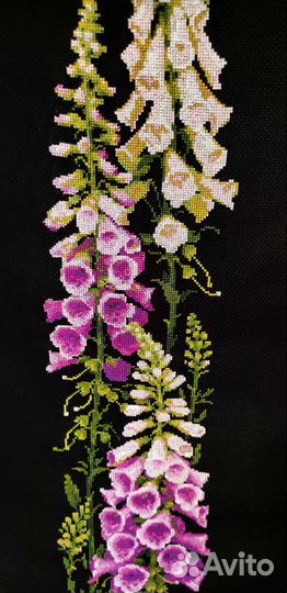 Вышитые цветы