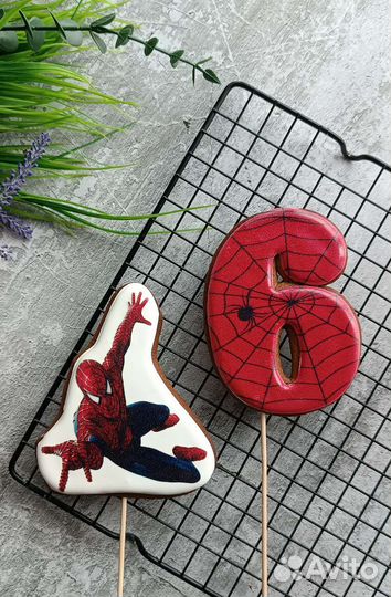 Имбирные пряники с печатью на торт