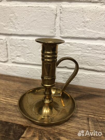 Старинные подсвечники латунь, бронза