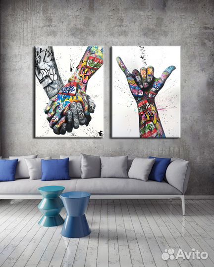 Интерьерная картина, модульные картины на стену