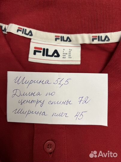 Поло Футболка Fila