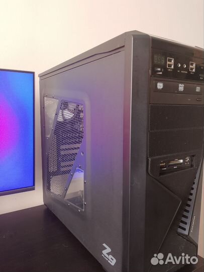 Корпус для компьютера Zalman Z9 Plus + 6 кулеров