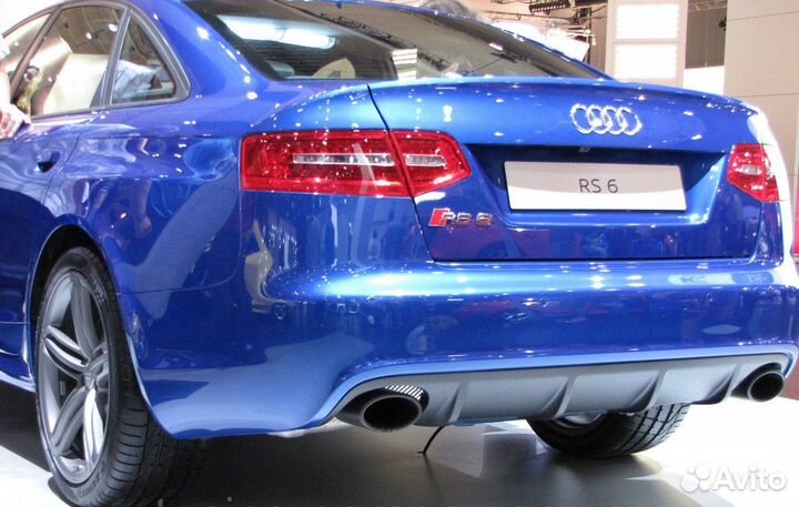 Диффузор заднего бампера RS Audi A6 C6
