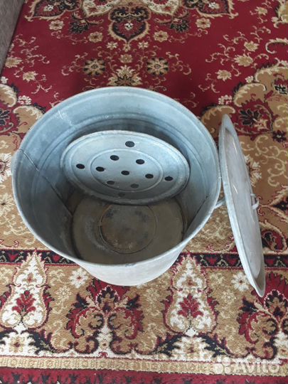 Бак оцинкованный с крышкой