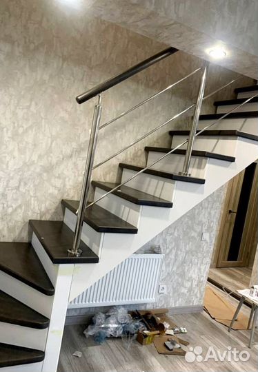 Забежная лестница с установкой