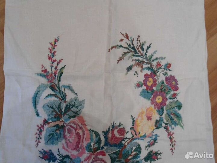 Накидка на подушку,рушник.Винтаж