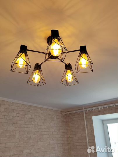 Люстра в стиле Лофт