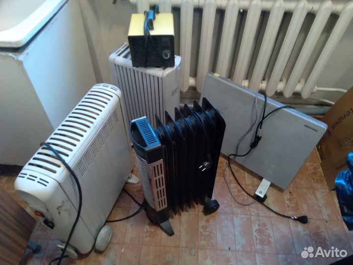 Обогреватель большой масленый