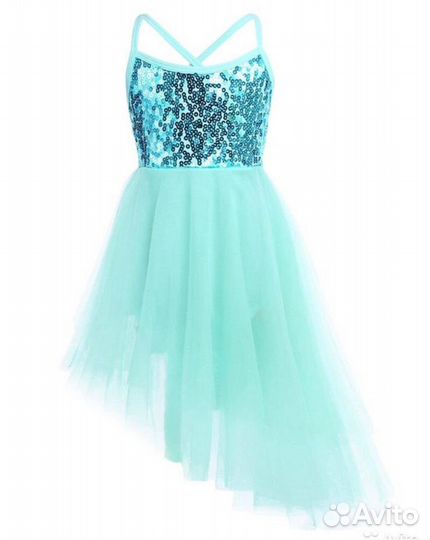 Новое платье для танцев детское