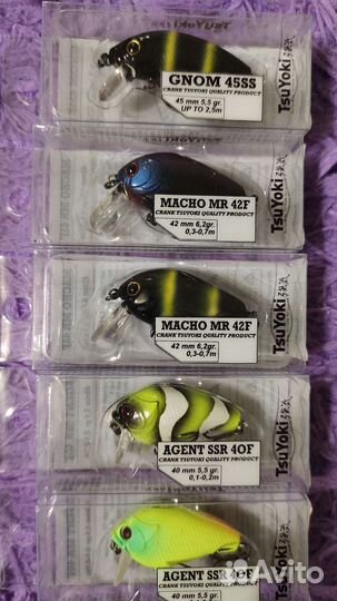 Воблеры кренки TsuYoki 5 шт