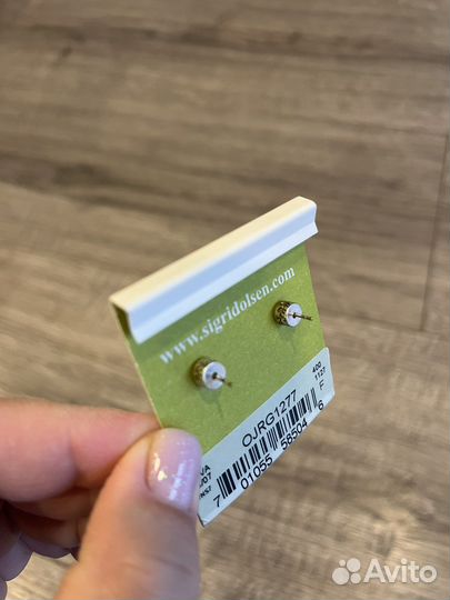 Monet, винтаж, сережки бирюза