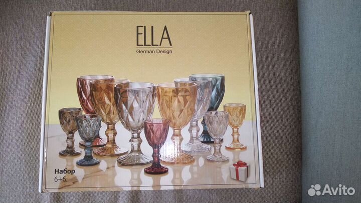 Набор фужеров 6+6