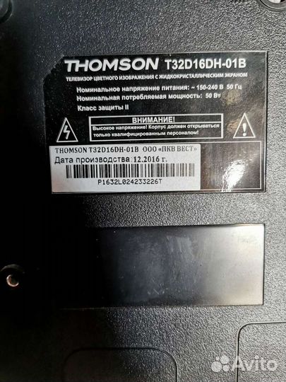 Телевизор thomson 32