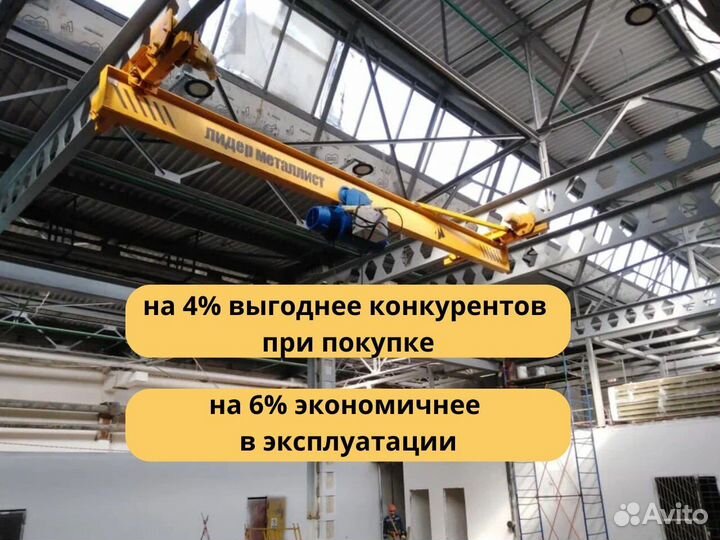 Консольный кран на опоре. вылет 5м