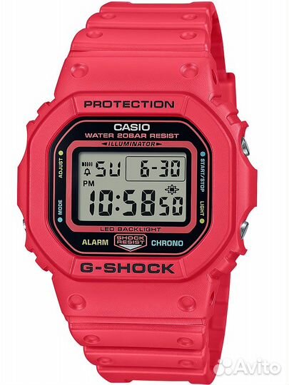 Унисекс наручные часы Casio G-Shock DW-5600EP-4E