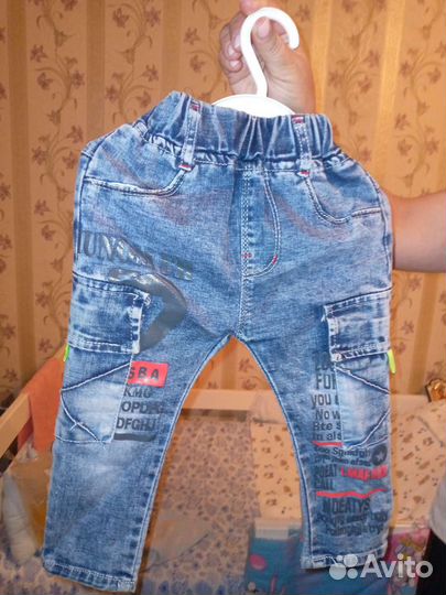 Джинсовый костюм для мальчика