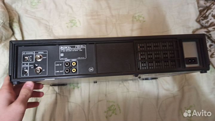 Видеомагнитофон sony slv x57 кассетный vhs