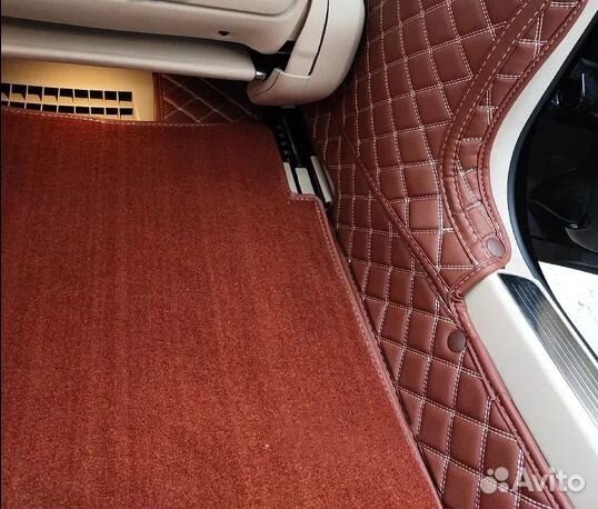 Автомобильные 3D коврики из экокожи 3Д автоковрики