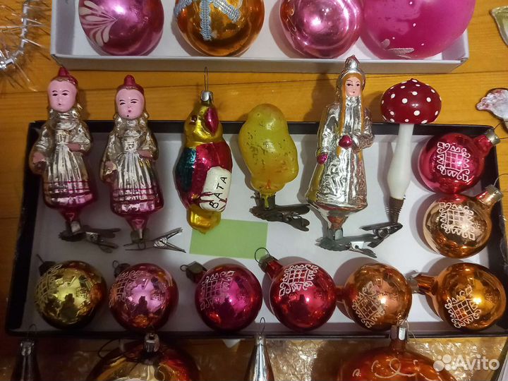 Елочные игрушки СССР