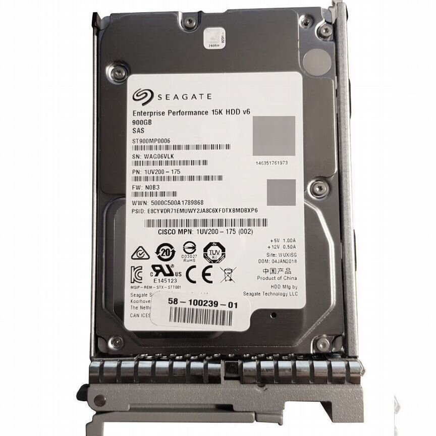 [UCS-HD900G15K12G] Жесткий Диск Cisco 900gb Sas 2,5" Ucs-Hd900g15k12g