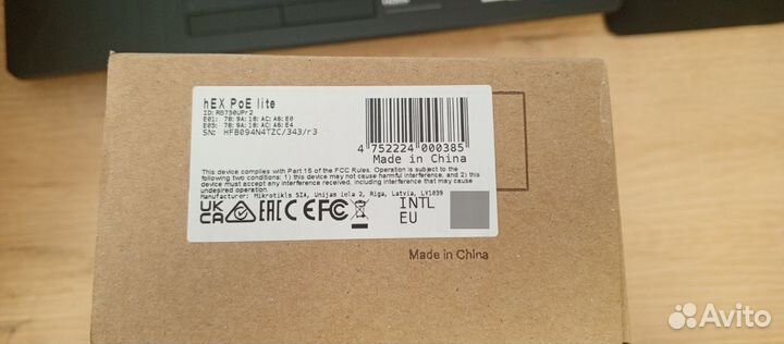 Маршрутизатор mikrotik hex PoE Lite