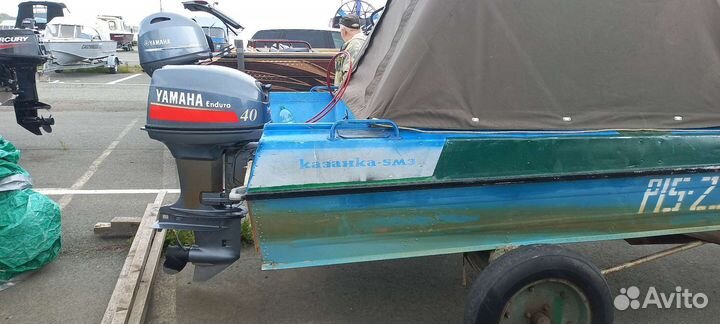 Казанка 5м 3 мотор yamaha enduro E 40 XWS