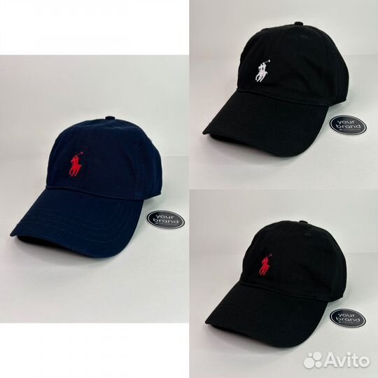 Кепка / бейсболка Polo Ralph Lauren серая