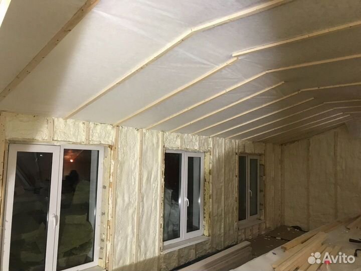 Утепление пенополиуретаном стен