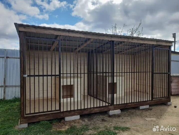 Вольер для собак уличный зимний