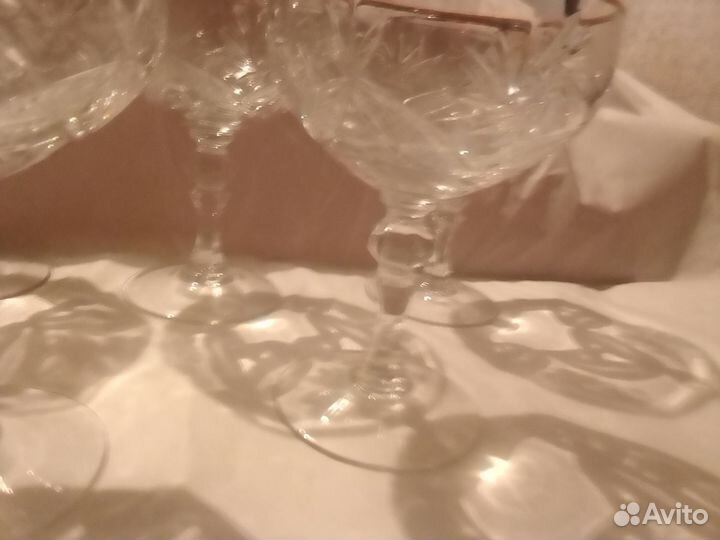 Фужеры хрустальные СССР