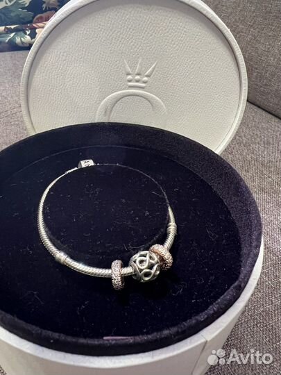 Pandora браслет с шармами