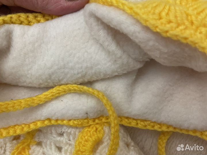 Комплект шапка и шарф на весну для девочки