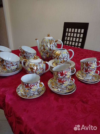 Чайно-кофейный сервиз лфз, 30предметов