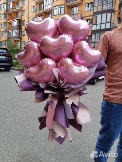 Крафт-букеты из шаров