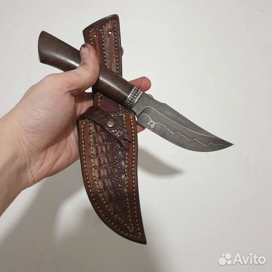 Нож из дамасской стали