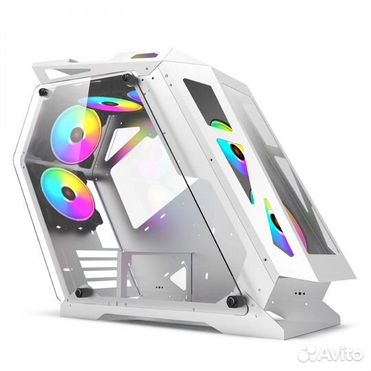 Игровой корпус для пк белый M-ATX