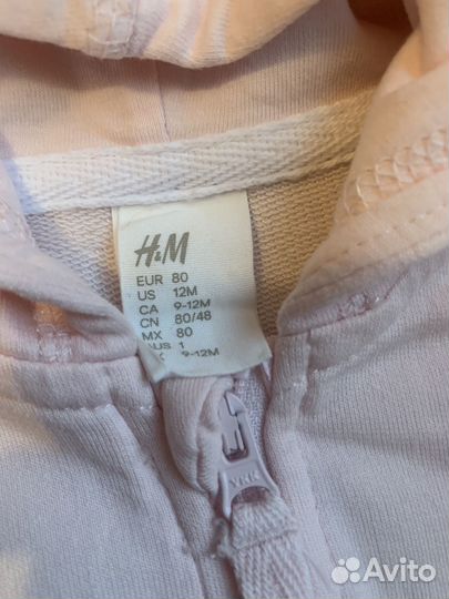Кофта для девочки 80 H&M