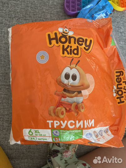 Honey kid трусики 6 xl 16-25 кг (19 шт)