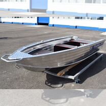 Новая моторная лодка Wyatboat 390Р алюминиевая