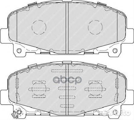 Колодки тормозные передние ferodo FDB4270 FDB42