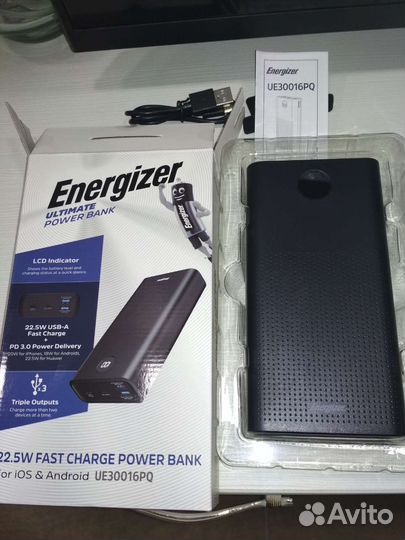 Повербанк 30000 Energizer