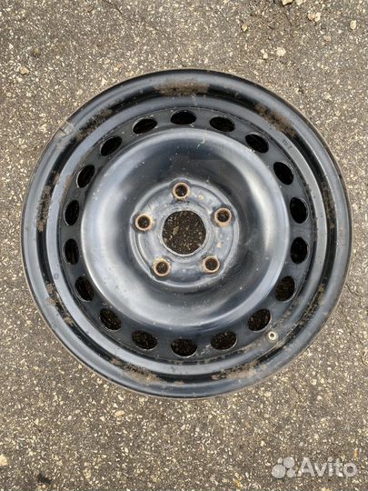 Штампованный диск r 15 volkswagen