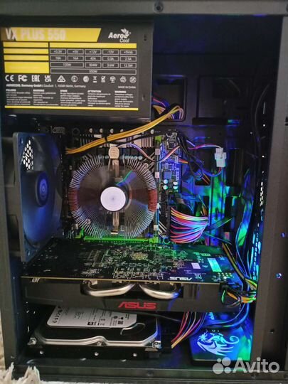 Игровой компьютер Intel 6 ядер/12Gb/RX570 4Gb