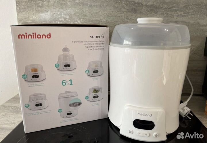 Пароварка стерилизатор Miniland Super 6 в 1
