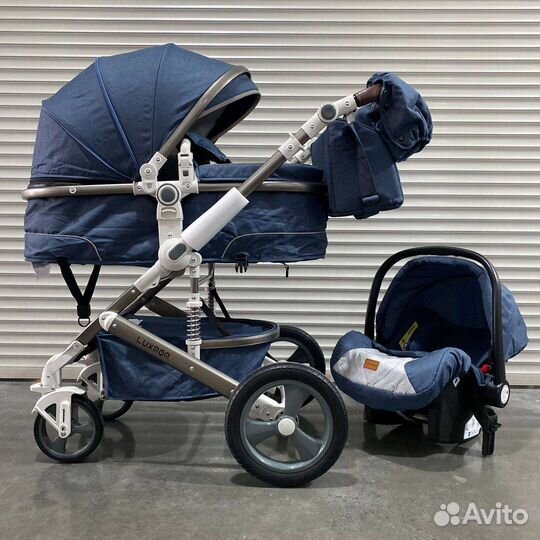 Коляска 3 в 1 Luxmom 520