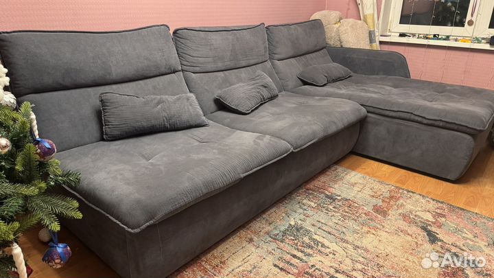 Большой угловой диван раскладной бу