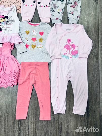 Одежда 80 86 пакетом для девочки