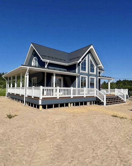 Коттедж 130 м² на участке 7 сот.